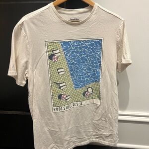 Goodfellow & Co Men's Graphic T-Shirt - Cream